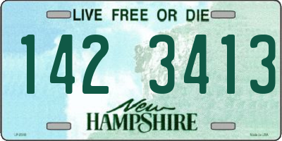 NH license plate 1423413