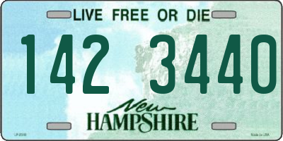 NH license plate 1423440