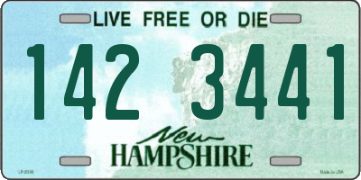 NH license plate 1423441