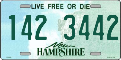 NH license plate 1423442