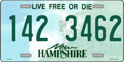 NH license plate 1423462