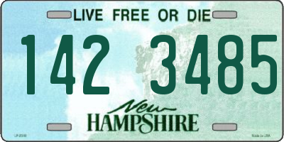 NH license plate 1423485