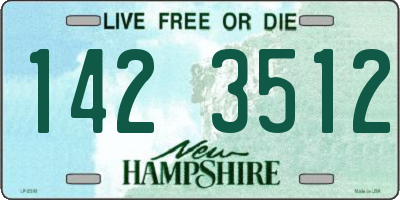 NH license plate 1423512