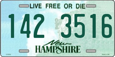 NH license plate 1423516
