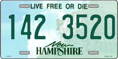 NH license plate 1423520