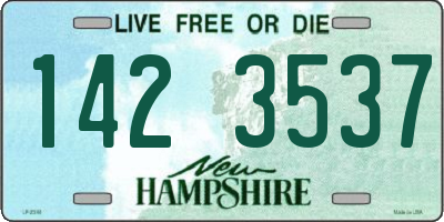 NH license plate 1423537