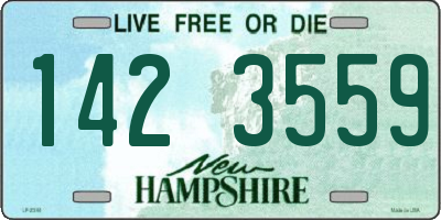 NH license plate 1423559
