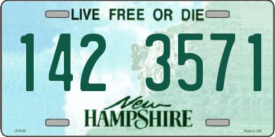 NH license plate 1423571