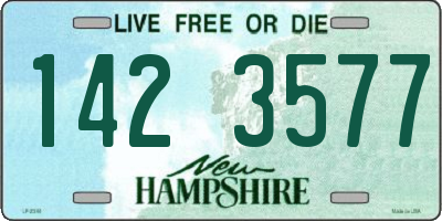 NH license plate 1423577