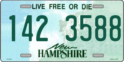 NH license plate 1423588