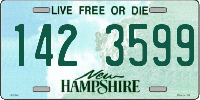 NH license plate 1423599