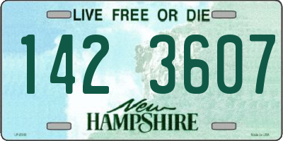 NH license plate 1423607