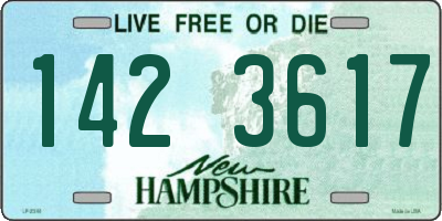 NH license plate 1423617