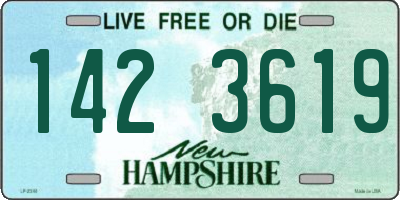 NH license plate 1423619