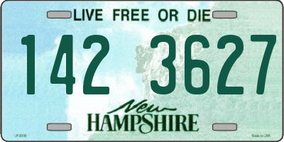NH license plate 1423627