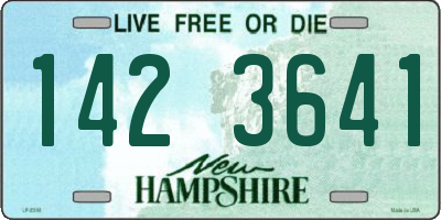 NH license plate 1423641