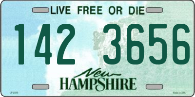 NH license plate 1423656