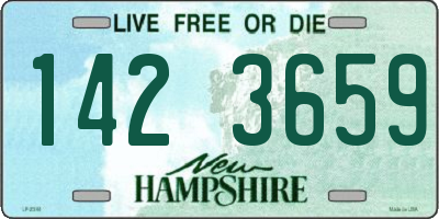 NH license plate 1423659