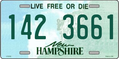 NH license plate 1423661