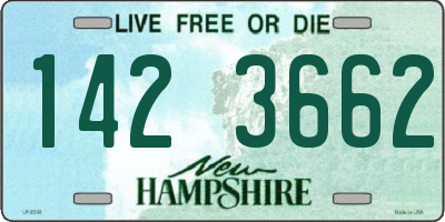 NH license plate 1423662