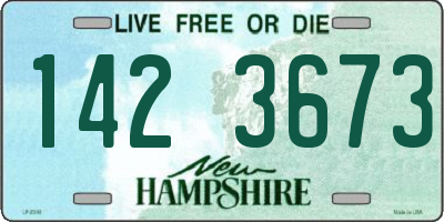 NH license plate 1423673