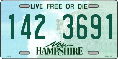 NH license plate 1423691