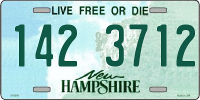 NH license plate 1423712