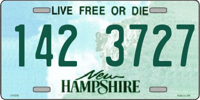NH license plate 1423727