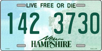 NH license plate 1423730