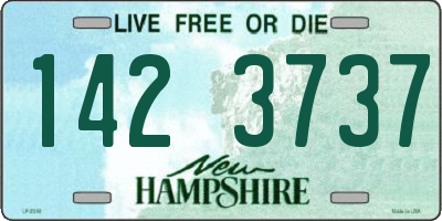 NH license plate 1423737