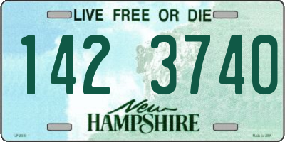 NH license plate 1423740