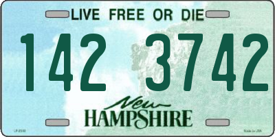 NH license plate 1423742