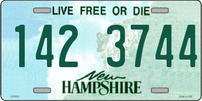 NH license plate 1423744