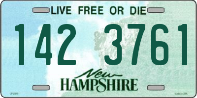 NH license plate 1423761