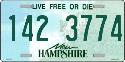 NH license plate 1423774