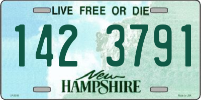 NH license plate 1423791