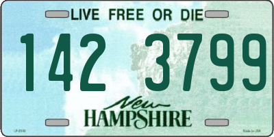 NH license plate 1423799