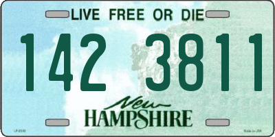 NH license plate 1423811