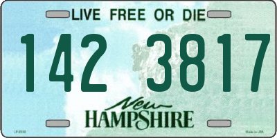 NH license plate 1423817