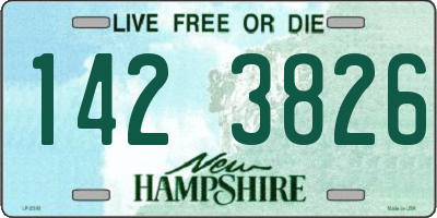 NH license plate 1423826