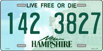 NH license plate 1423827