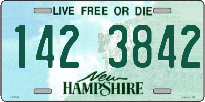 NH license plate 1423842