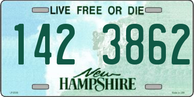 NH license plate 1423862