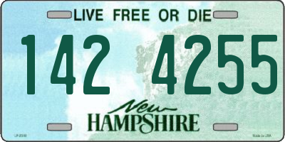 NH license plate 1424255