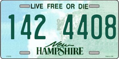 NH license plate 1424408