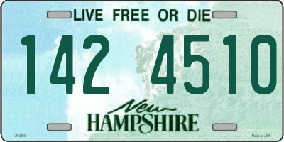 NH license plate 1424510