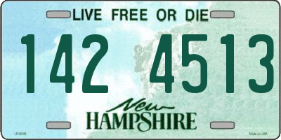 NH license plate 1424513