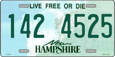 NH license plate 1424525