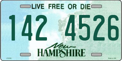 NH license plate 1424526