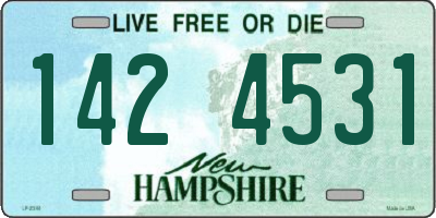 NH license plate 1424531